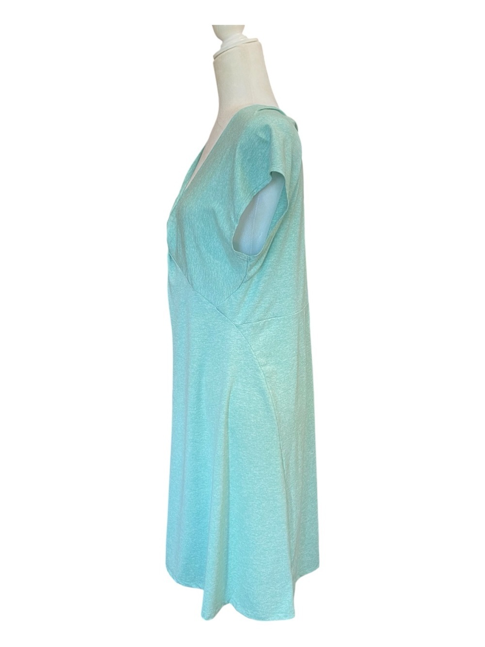 Patagonia Womens Seabrook Bandha Dress Twist Front Mint Green Athleisure - Picture 3 of 7
